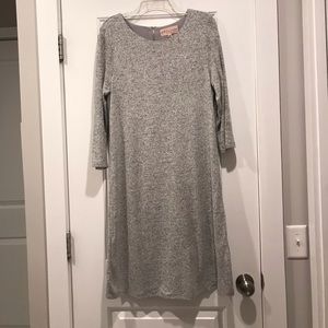 Philosophy grey light sweater dress size L NWT